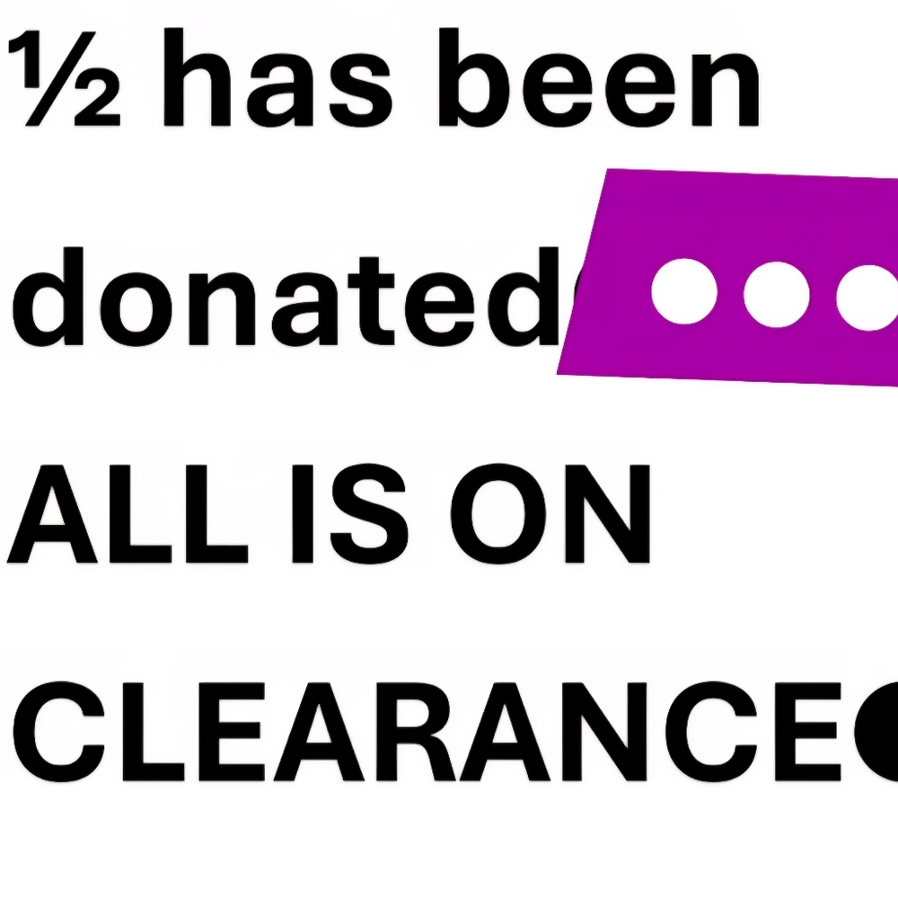 CLEARANCE PRICES Ptices ARE Listed!